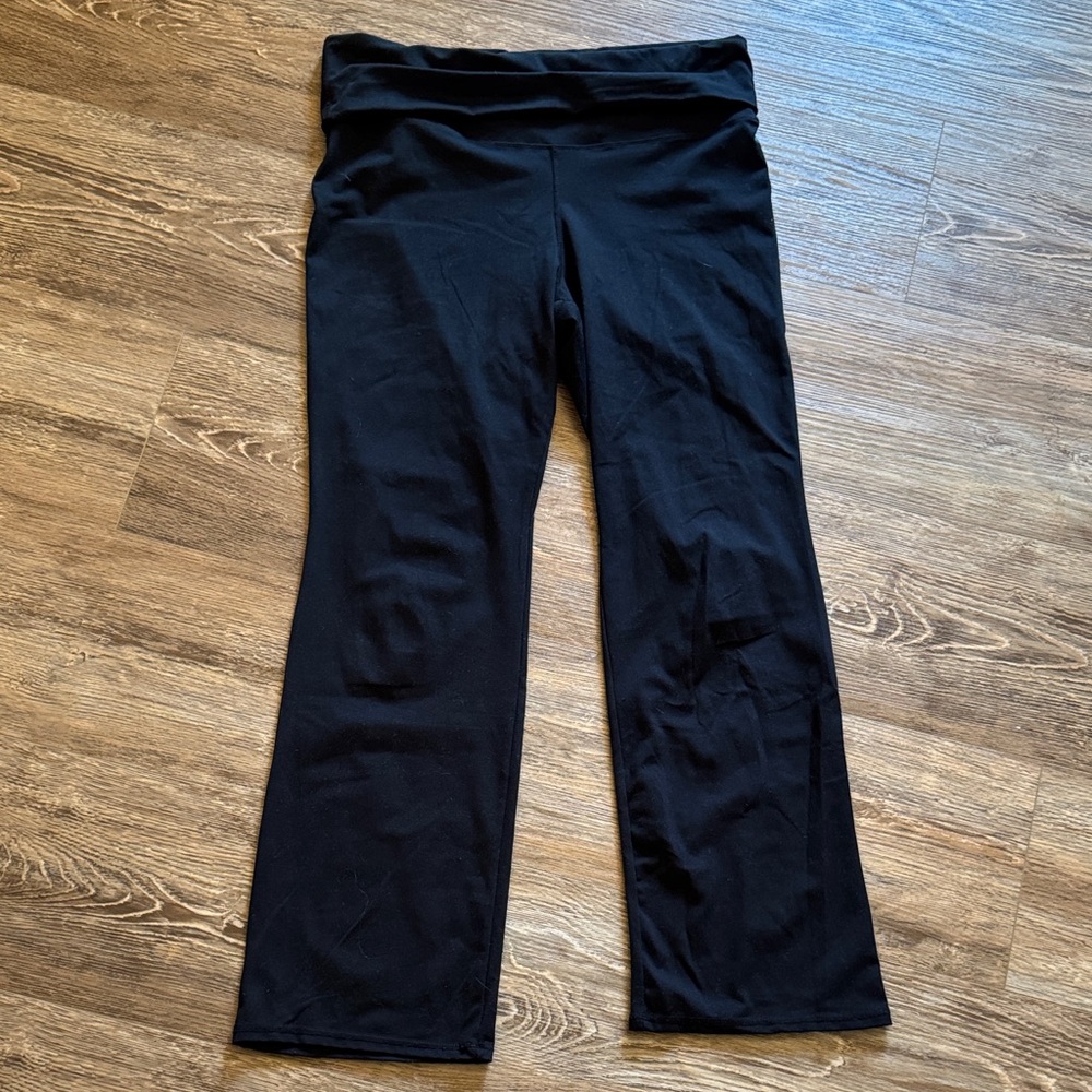 Black Flared Sweatpants